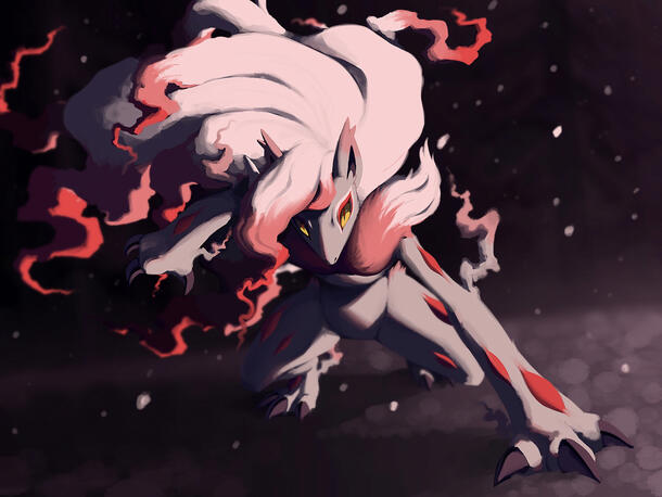 2/19/2022 - Fanart - Hisuian Zoroark (Pokemon)